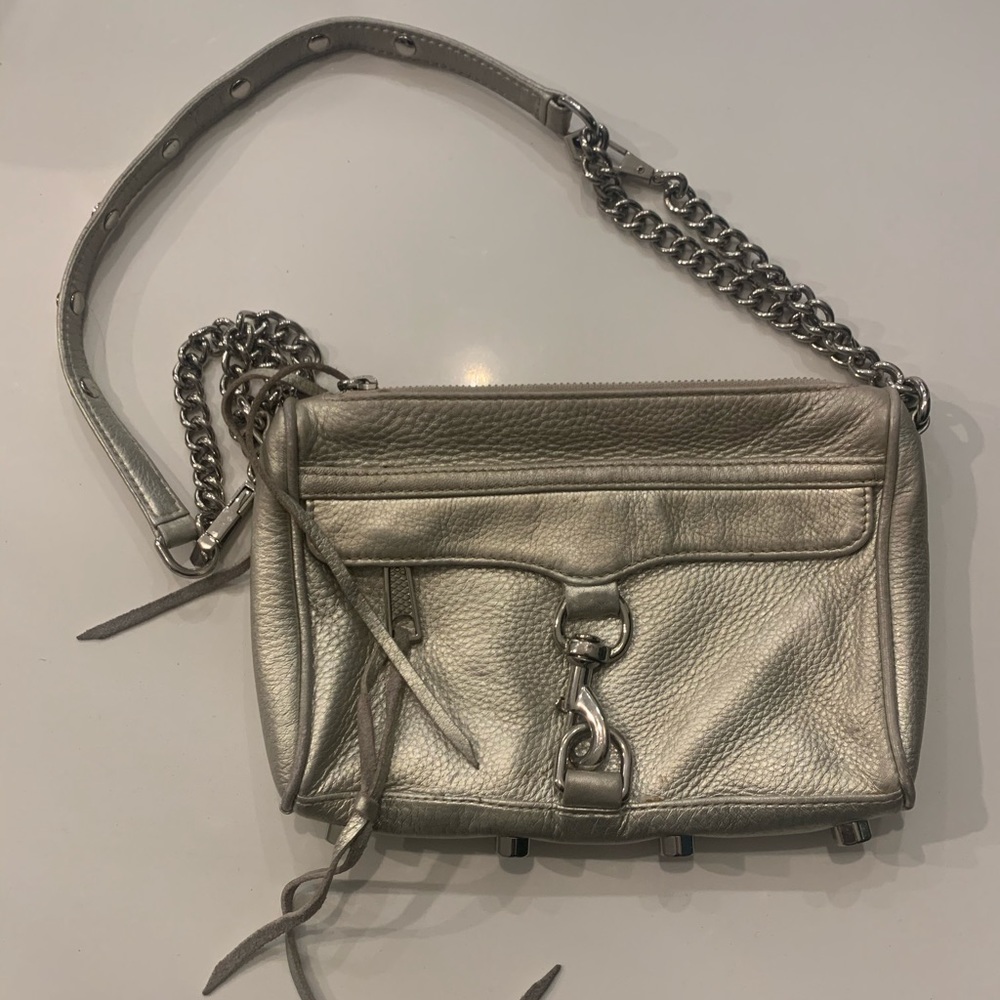 Rebecca Minkoff Mini M.A.C. - silver